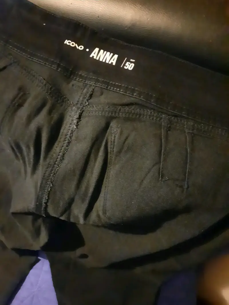 Pantalones negros talla 50 marca Icono Anna - 3