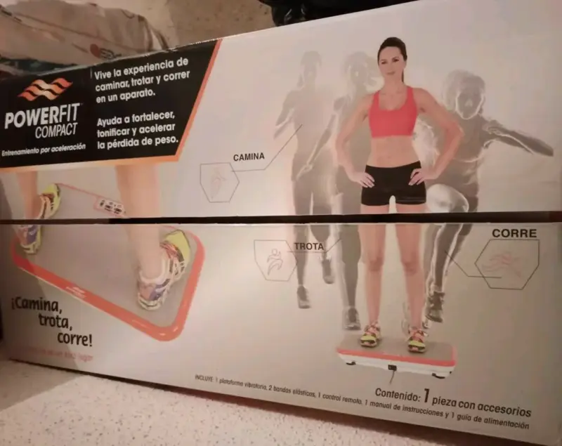 Plataforma Vibradora Powerfit Compact Como Nueva - 1