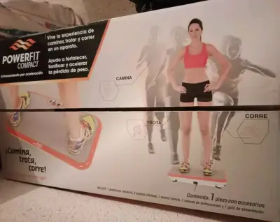 Plataforma Vibradora Powerfit Compact Como Nueva - miniatura 1