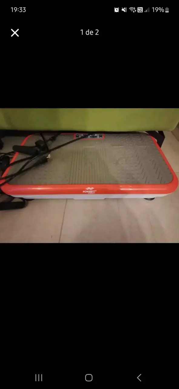 Plataforma Vibradora Powerfit Compact Como Nueva - 2