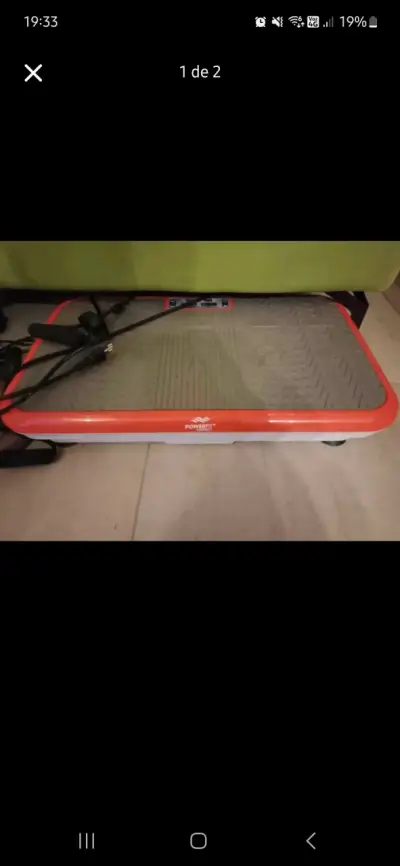 Plataforma Vibradora Powerfit Compact Como Nueva - miniatura 2