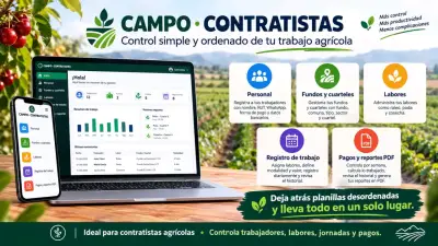 Software de gestión agrícola Campo Contratistas - miniatura 1