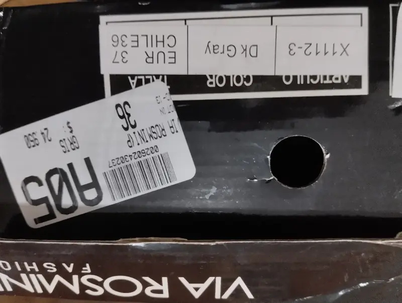 Botines Via Rosmini Modelo X1112-3 Gris 36 - 4