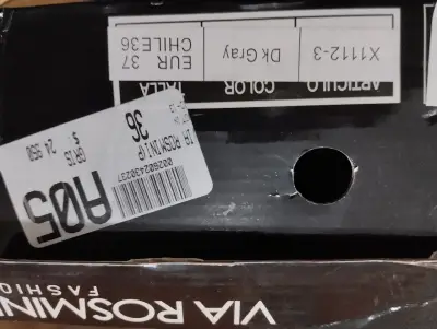 Botines Via Rosmini Modelo X1112-3 Gris 36 - miniatura 4