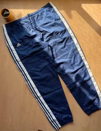 Buzo Adidas azul vintage 90s - miniatura 1