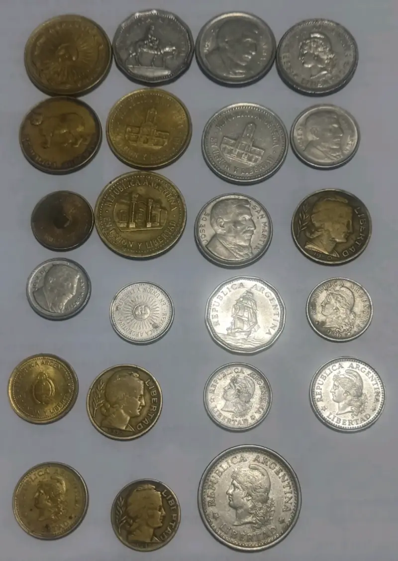 Colección de monedas antiguas argentinas - 2
