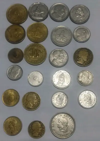 Colección de monedas antiguas argentinas - miniatura 2