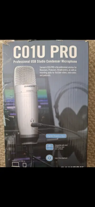 Micrófono USB Samson C01U Pro de Condensador - miniatura 2