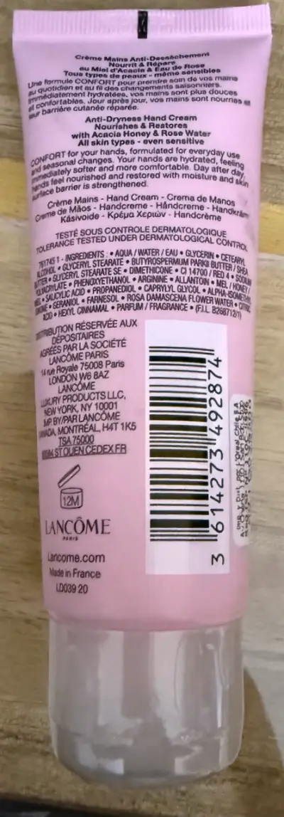 Crema de manos Lancôme Confort 75ml - miniatura 2