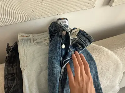 Falda de jeans azul  Zara - miniatura 3