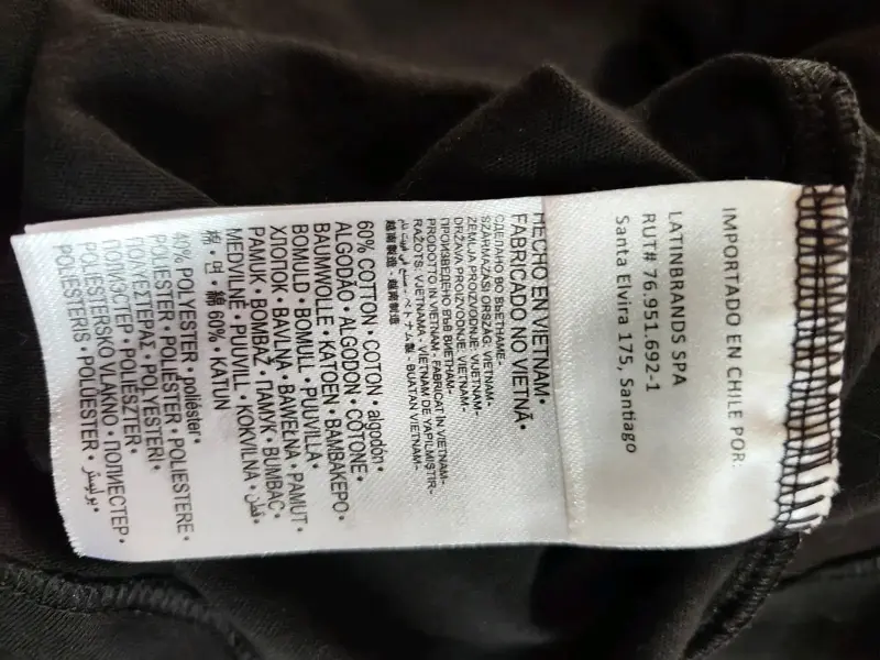 Polera Negra Jordan Talla XL - 3