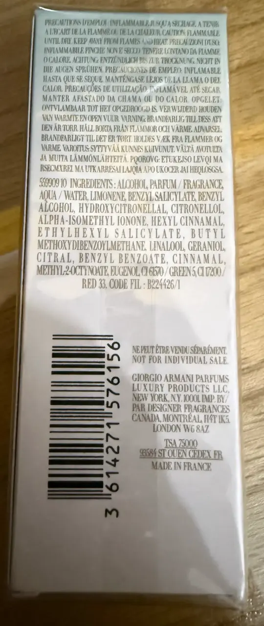 Perfume Giorgio Armani Acqua di Gioia 15ml - 2