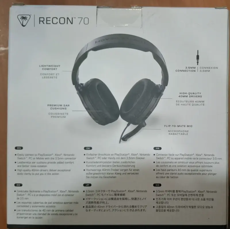 Audífonos Gaming Turtle Beach Recon 70 - 3