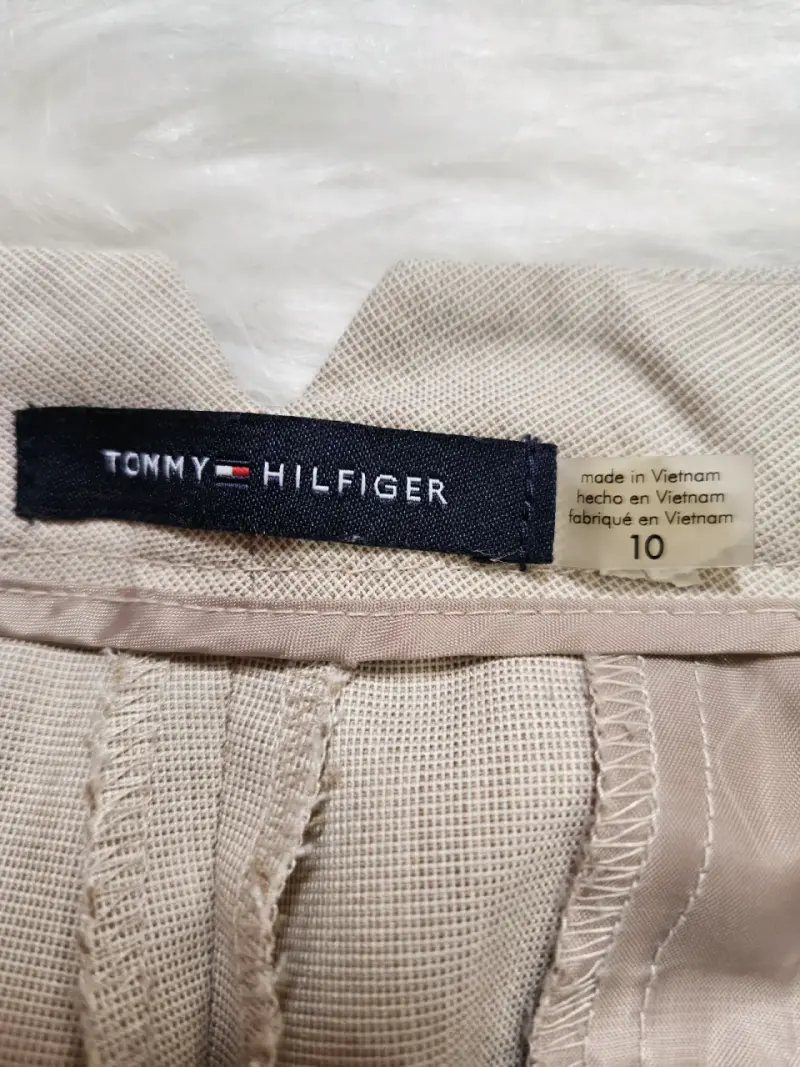 Pantalones beige Tommy Hilfiger para mujer - 4