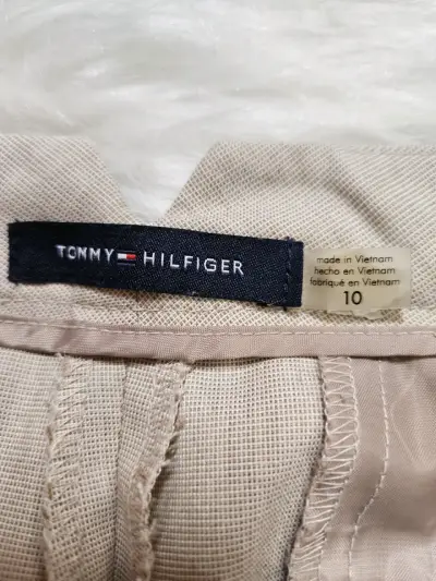 Pantalones beige Tommy Hilfiger para mujer - miniatura 4