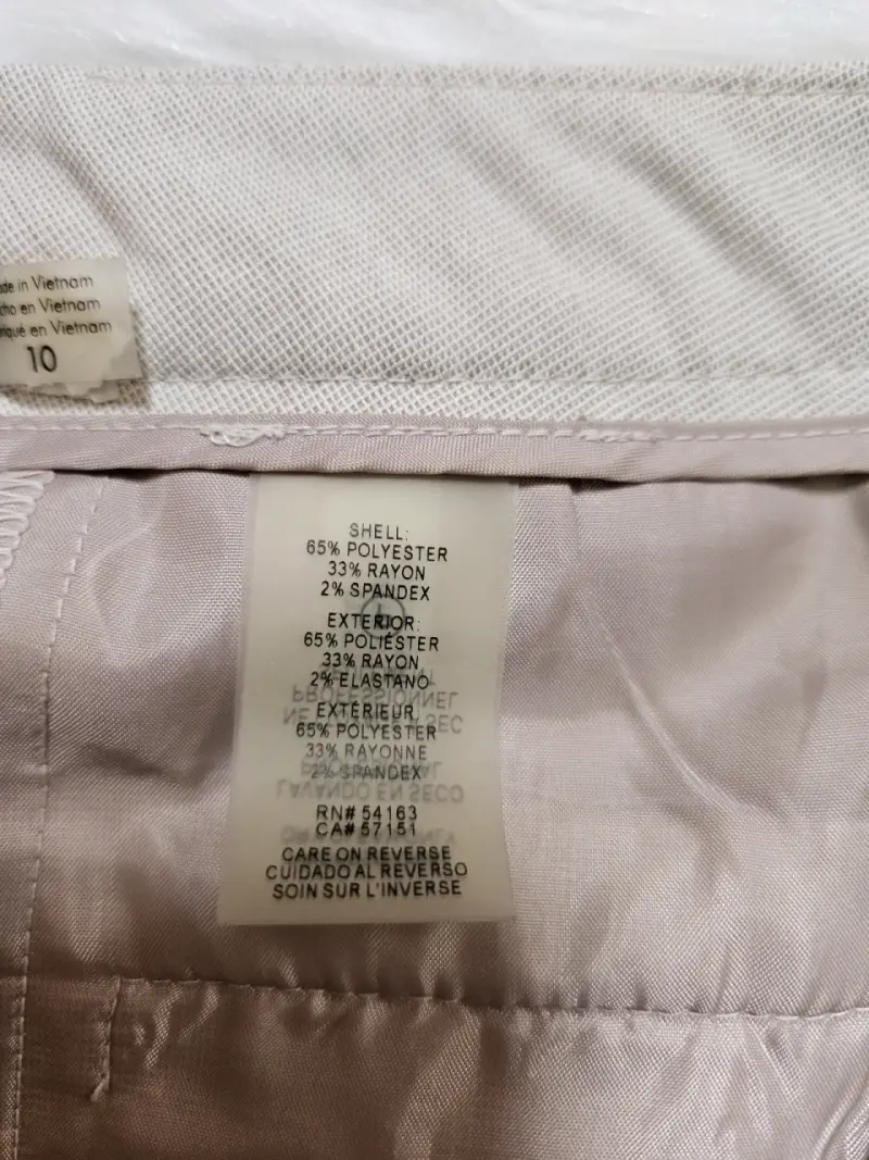 Pantalones beige Tommy Hilfiger para mujer - 5