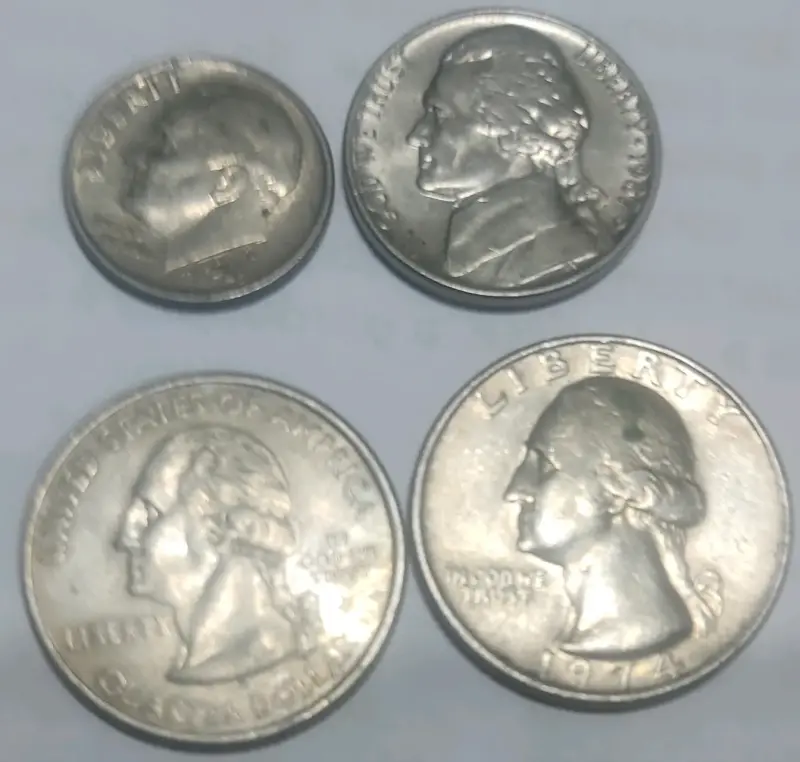 Monedas antiguas de Estados Unidos colección - 1