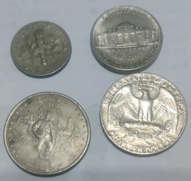 Monedas antiguas de Estados Unidos colección - 2