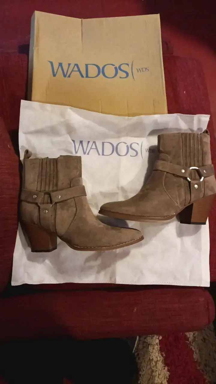 Botines de gamuza marrón Wados - 2
