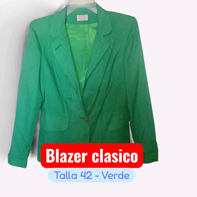 Blazer clásico talla 42 en varios colores - 3