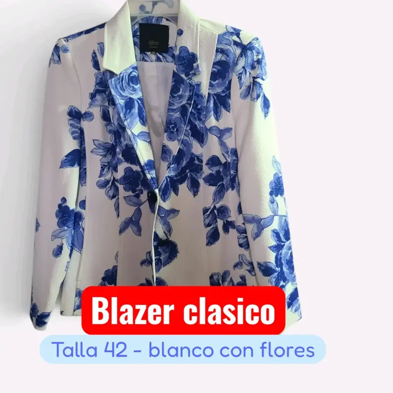 Blazer clásico talla 42 en varios colores - 4
