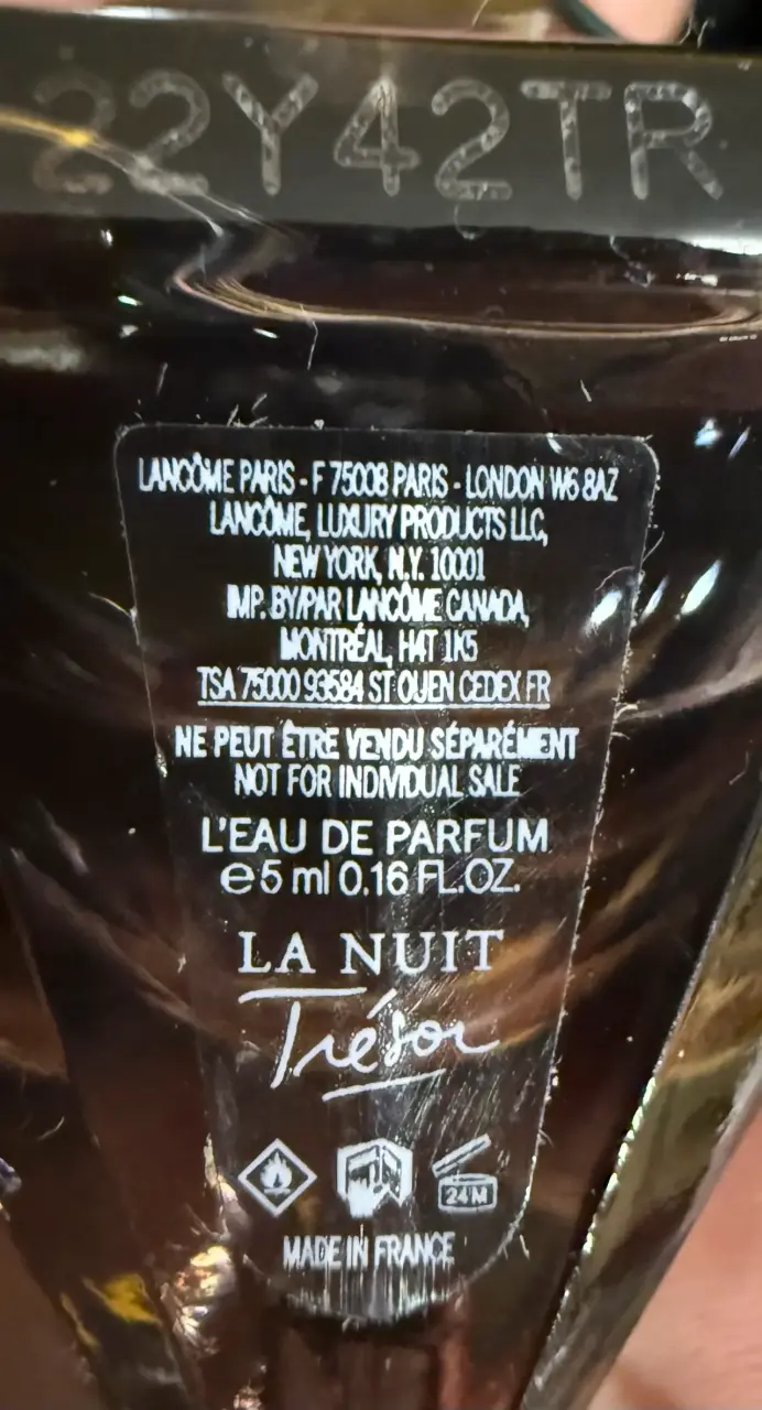 Perfume Lancôme La Nuit Trésor 5ml - 2