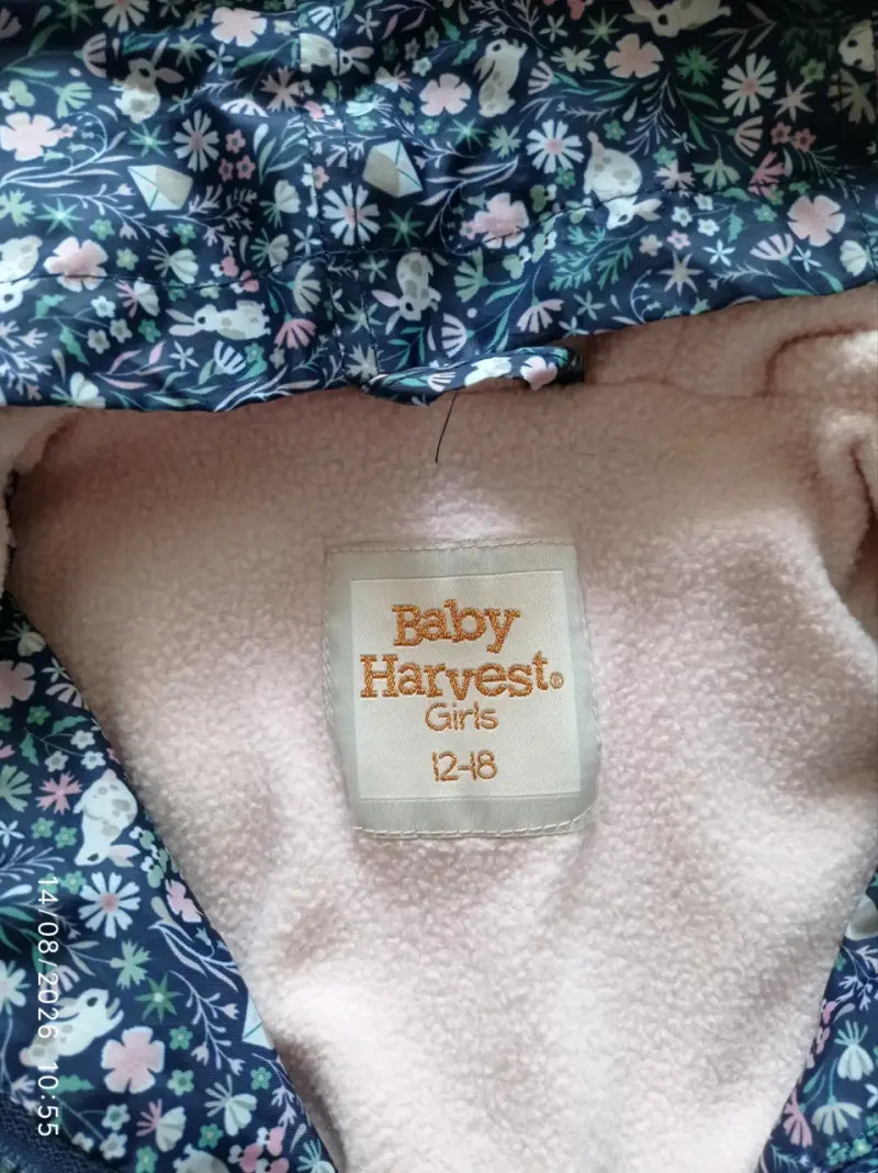 Chaqueta floral para niña Baby Harvest - 2
