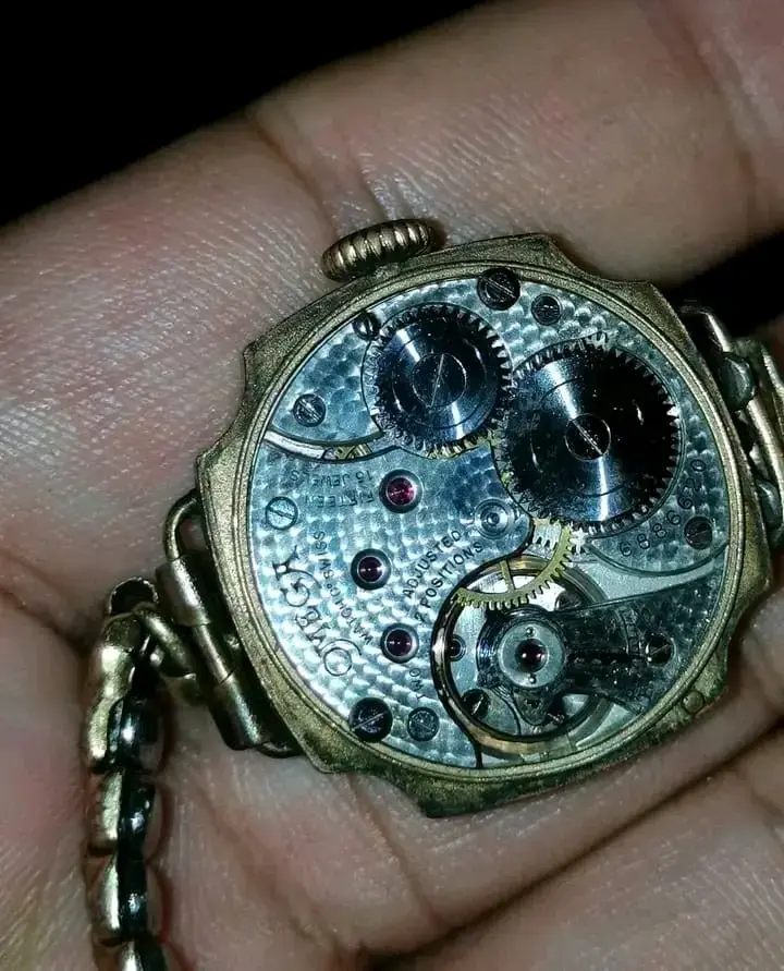 Reloj de pulsera vintage dorado para hombre - 6