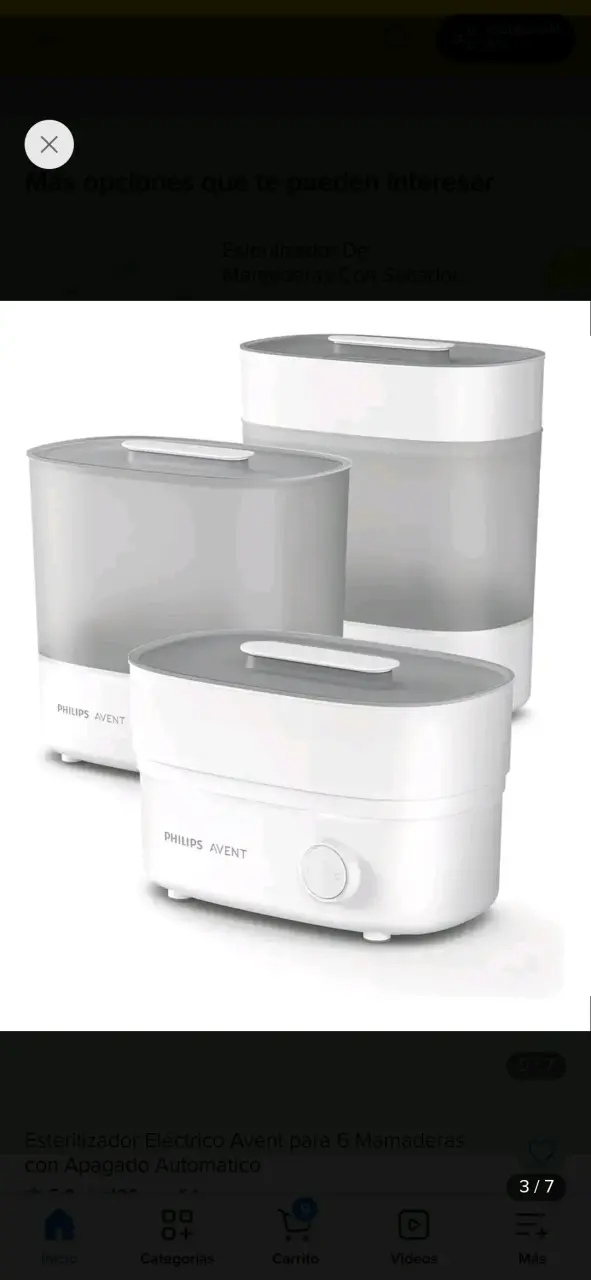 Esterilizador eléctrico Philips Avent para mamaderas - 4