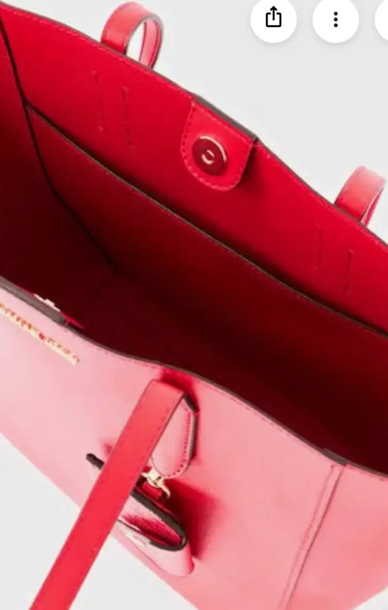 Bolso tote rojo Michael Kors elegante - 6