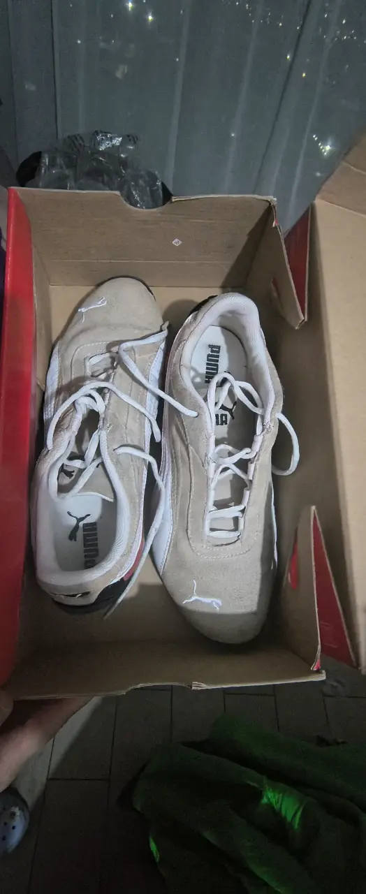 Puma beige retro gamuza - 1