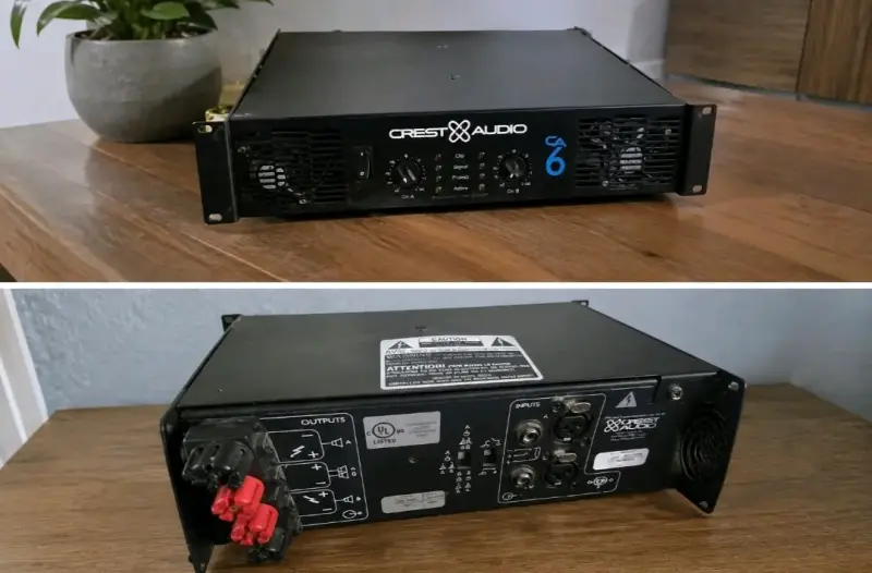Amplificador de Potencia Crest Audio CA6 1500W - 1