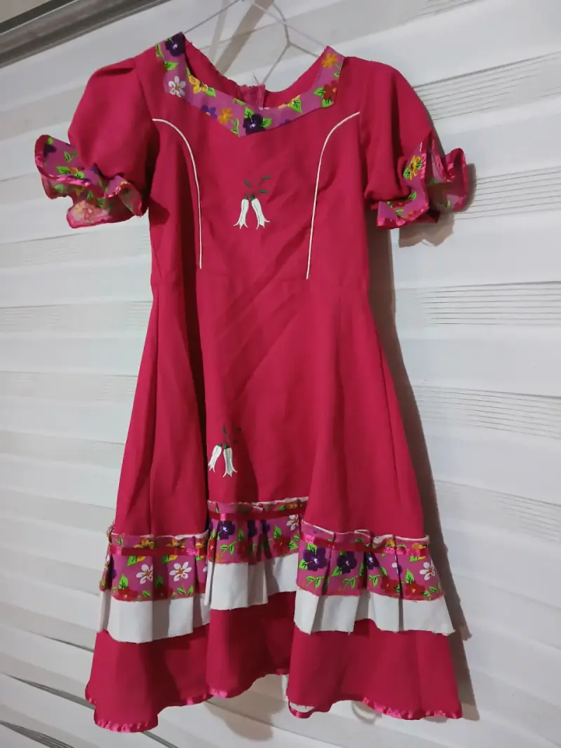 Vestido folclórico chileno para niña - 1