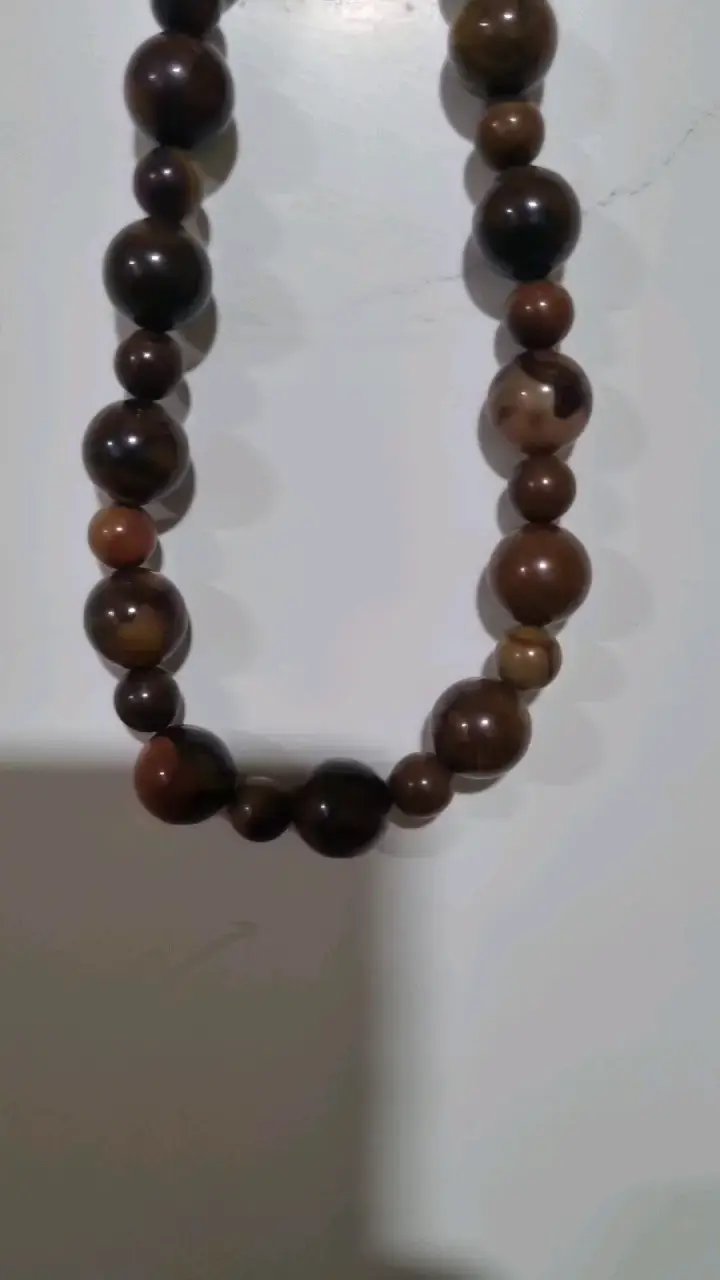 Collar de cuentas de piedra natural - 2