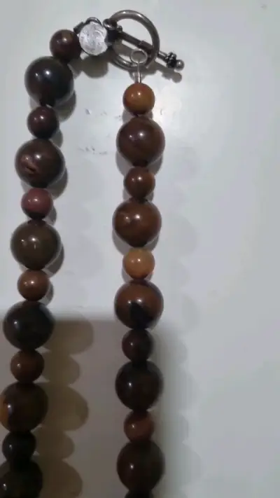 Collar de cuentas de piedra natural - miniatura 4