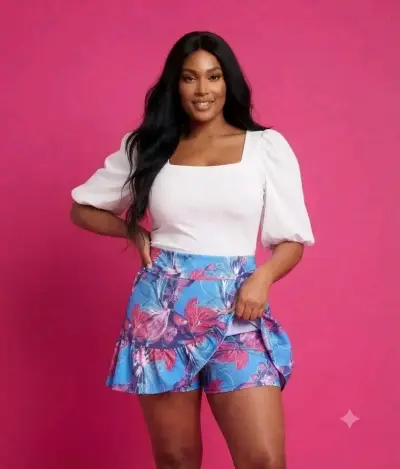 Falda short tallas xl, xxl y 3xl - miniatura 3