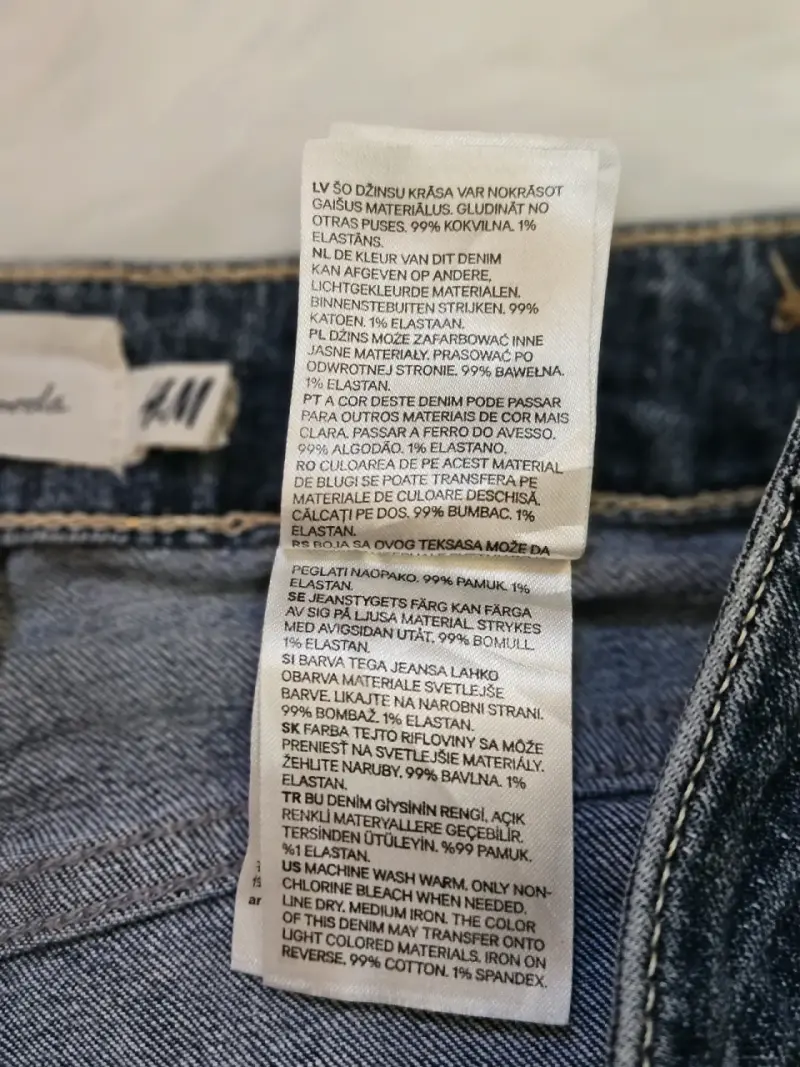 Jeans de niña con estampado de estrellas - 5