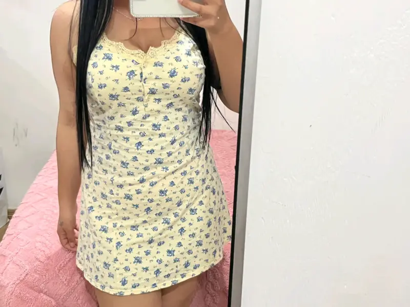 Camisón floral Victoria's Secret con encaje - 4