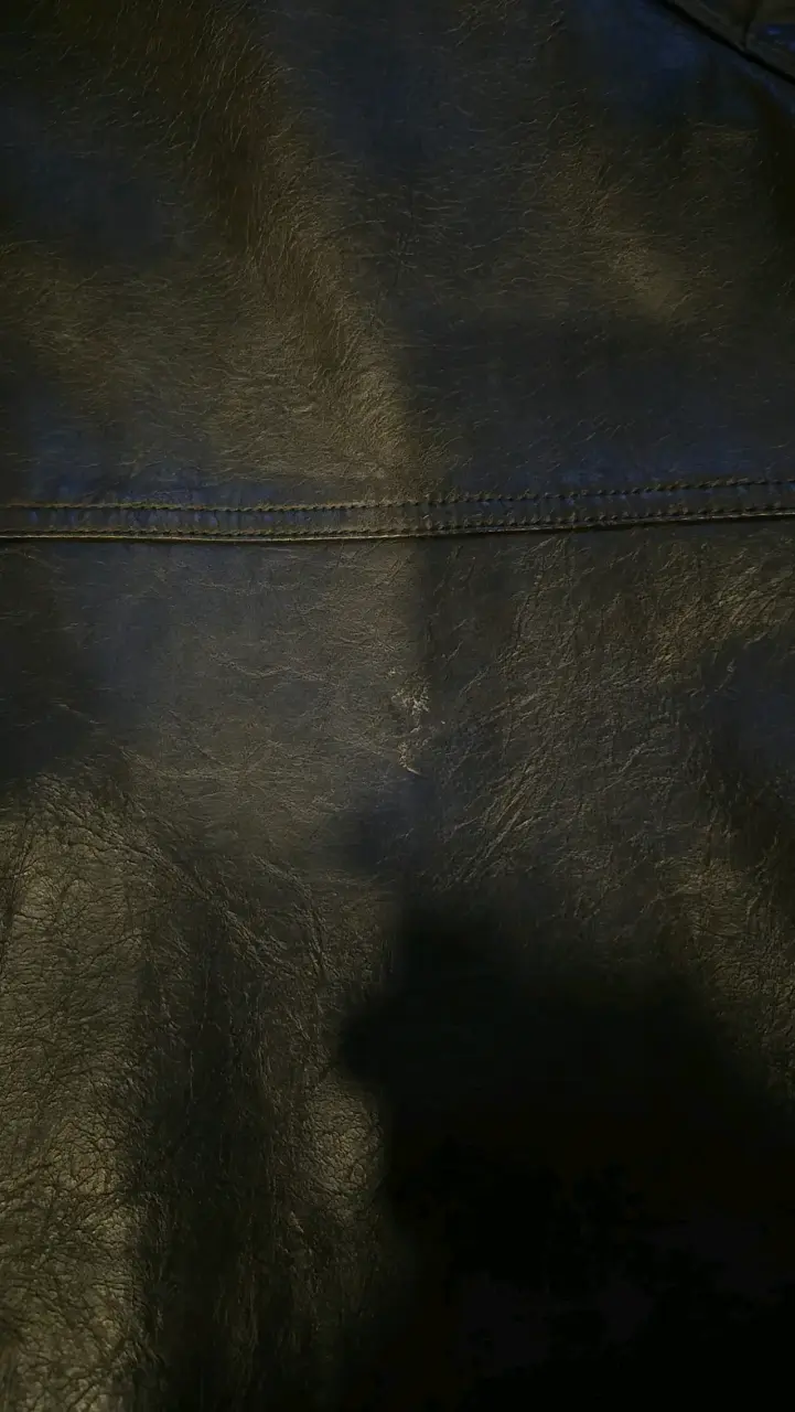 Chaqueta de cuero negra para hombre - 3