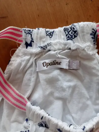 Vestido de niña Opaline con estampado azul - miniatura 2
