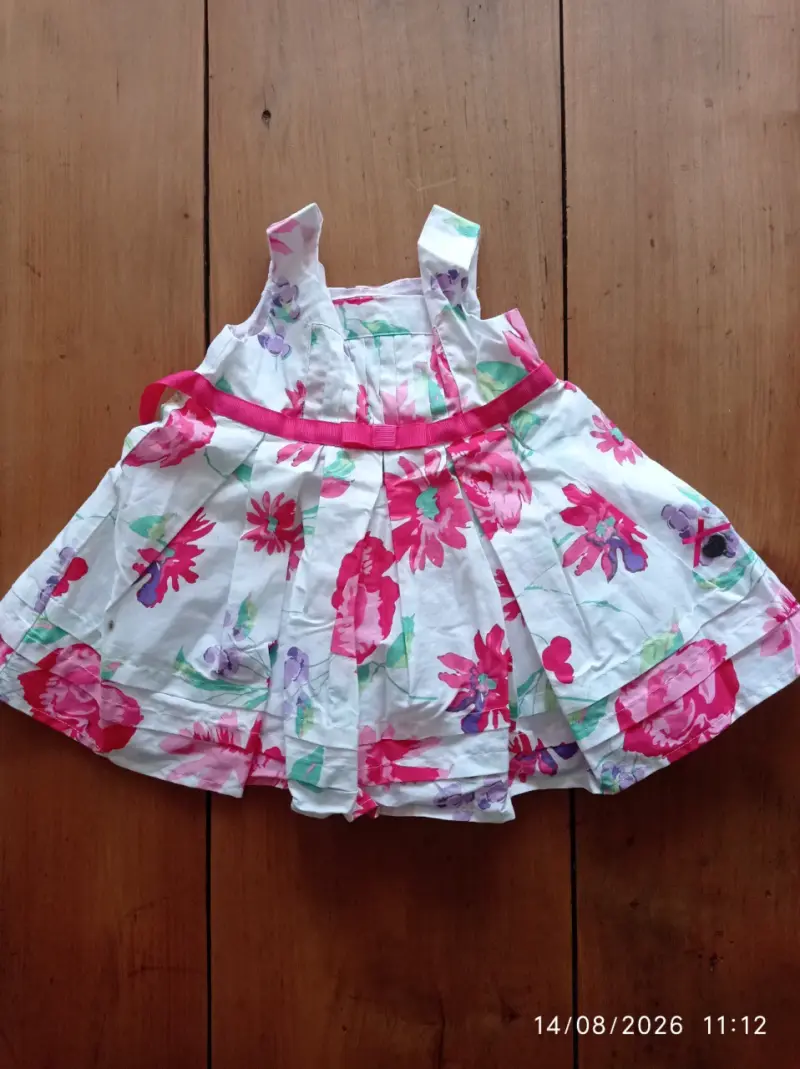 Vestido floral para bebé Baby Bubbles - 1