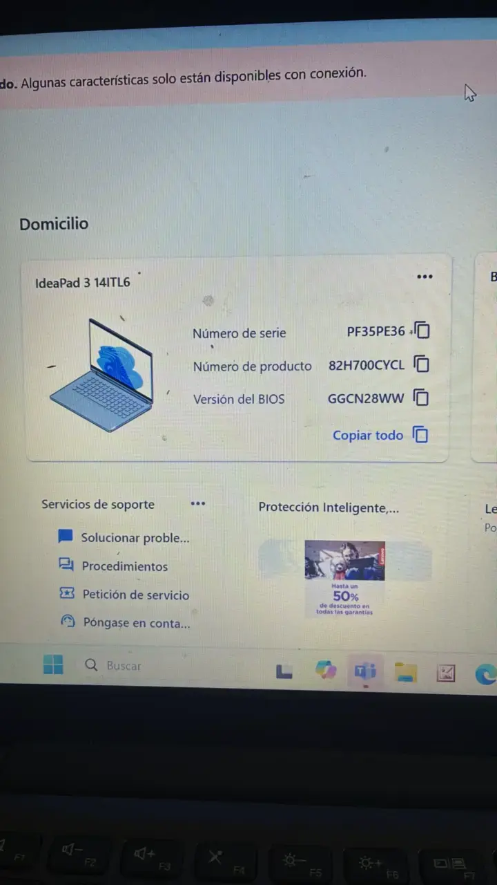 Laptop Lenovo IdeaPad 3 14ITL6 en buen estado - 4