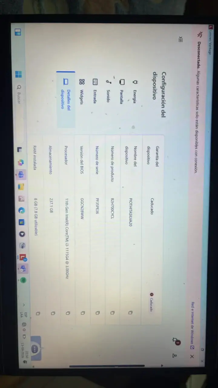 Laptop Lenovo IdeaPad 3 14ITL6 en buen estado - 5