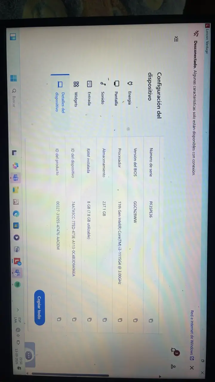Laptop Lenovo IdeaPad 3 14ITL6 en buen estado - 6