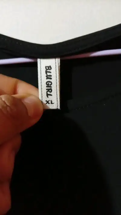 Vestido negro largo Blugirl elegante - miniatura 3