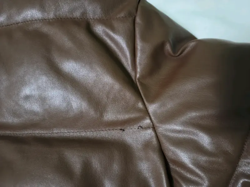 Puffa eco cuero café - 6