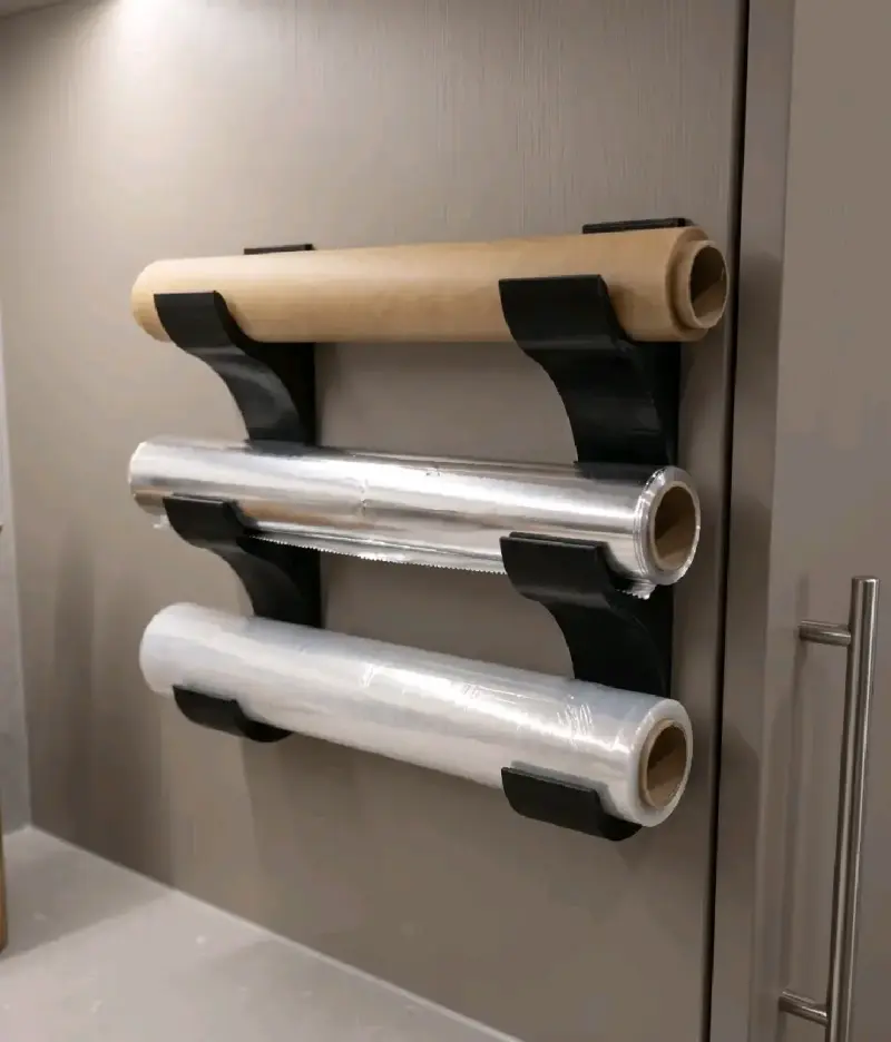 Soporte de pared para rollos de cocina - 1