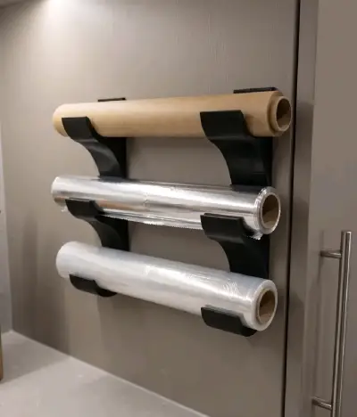 Soporte de pared para rollos de cocina - miniatura 1