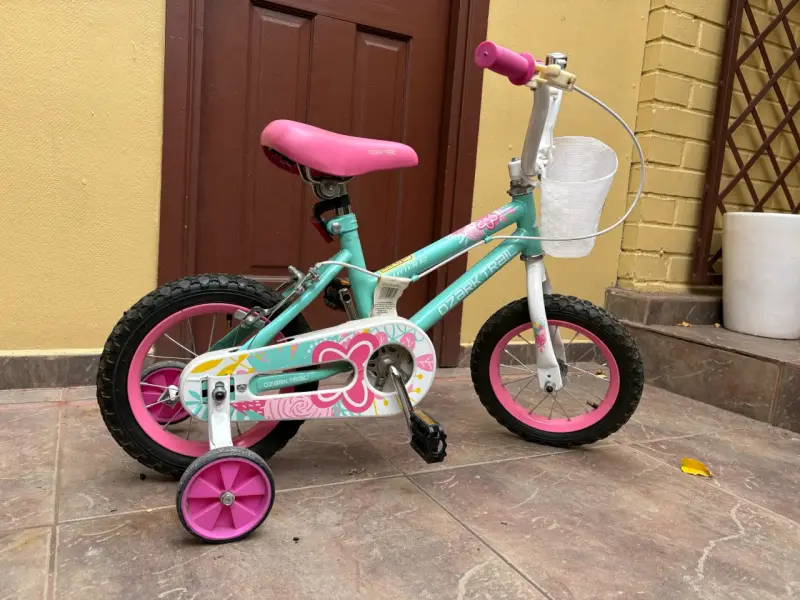 Bicicleta infantil Ozark Trail con rueditas y canasto - 4