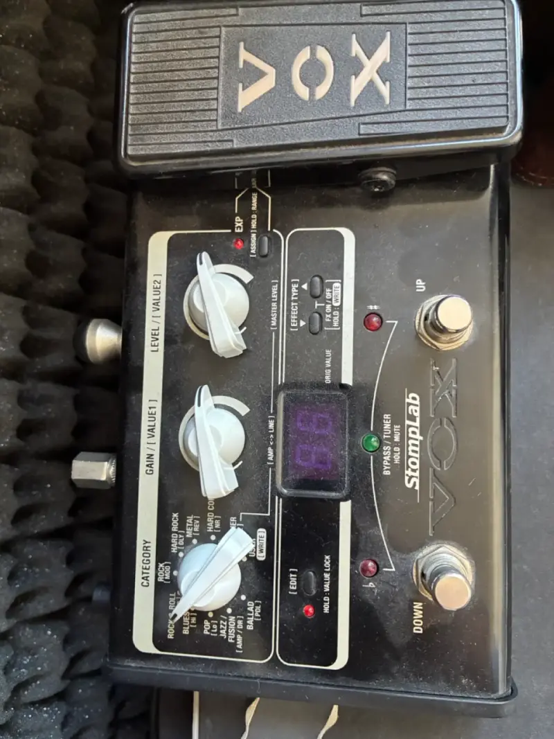 Pedal de efectos para guitarra Vox StompLab